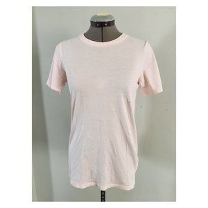 Everlane Pink Sz S Supima Cotton Tee Made in USA
